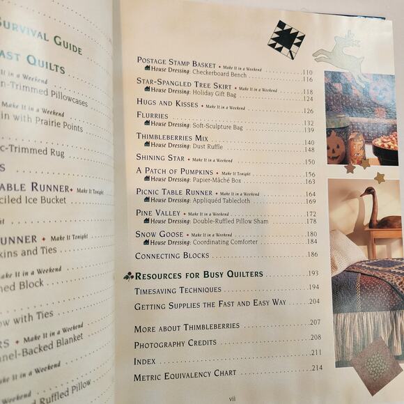 Thimbleberries Guide for Weekend Quilters 1999 Quilt Pattern Book by Jensen - Picture 7 of 10